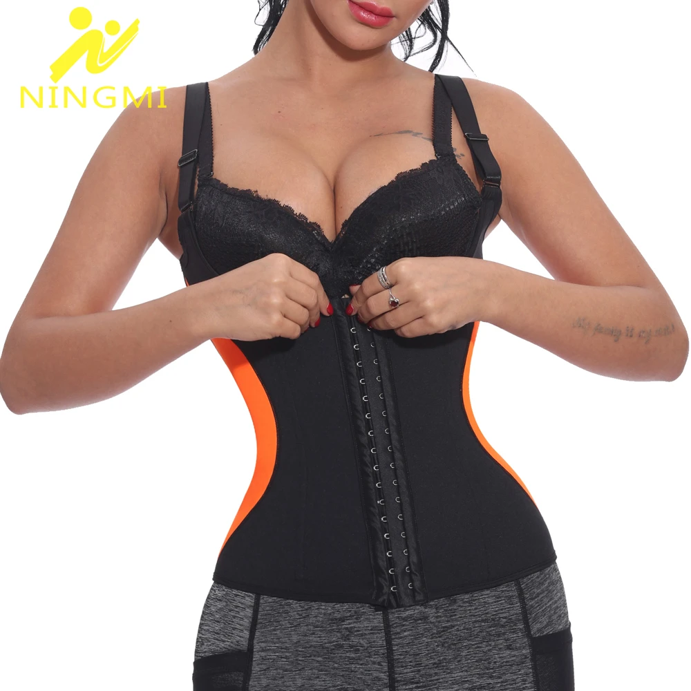 Женский пояс NINGMI термо-рубашка для сауны корректирующий жилет майка неопреновый