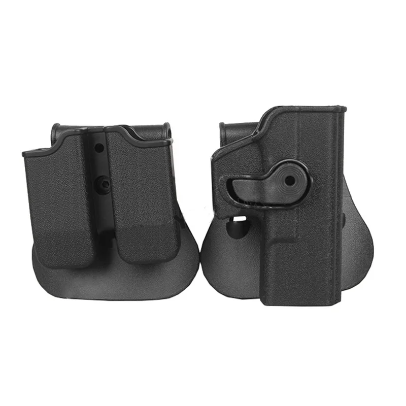 Тактическая кобура Glcok для правой руки военная Glock 17 22 23 31 32 черного цвета с
