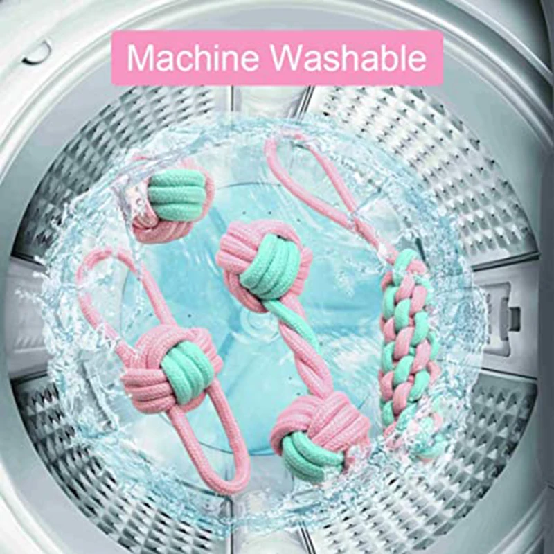 

6pcs Dog Rope Toys Set Puppy Durable Bite-Resistant Chew Rope Knot Toy Tooth Cleaning Toy for Dogs YE-Hot