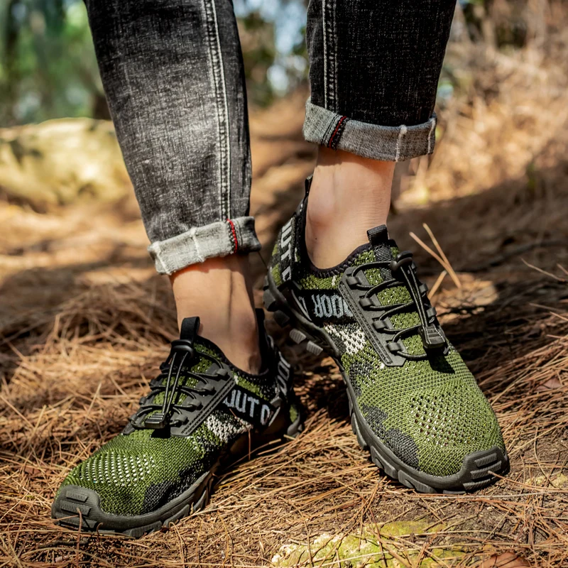 

Men Aqua Shoes Trekking Hiking Shoes Breathable Elastic Quick Dry Upstream Socks Soft Non-slip Comfortable Diving Water Sneakers