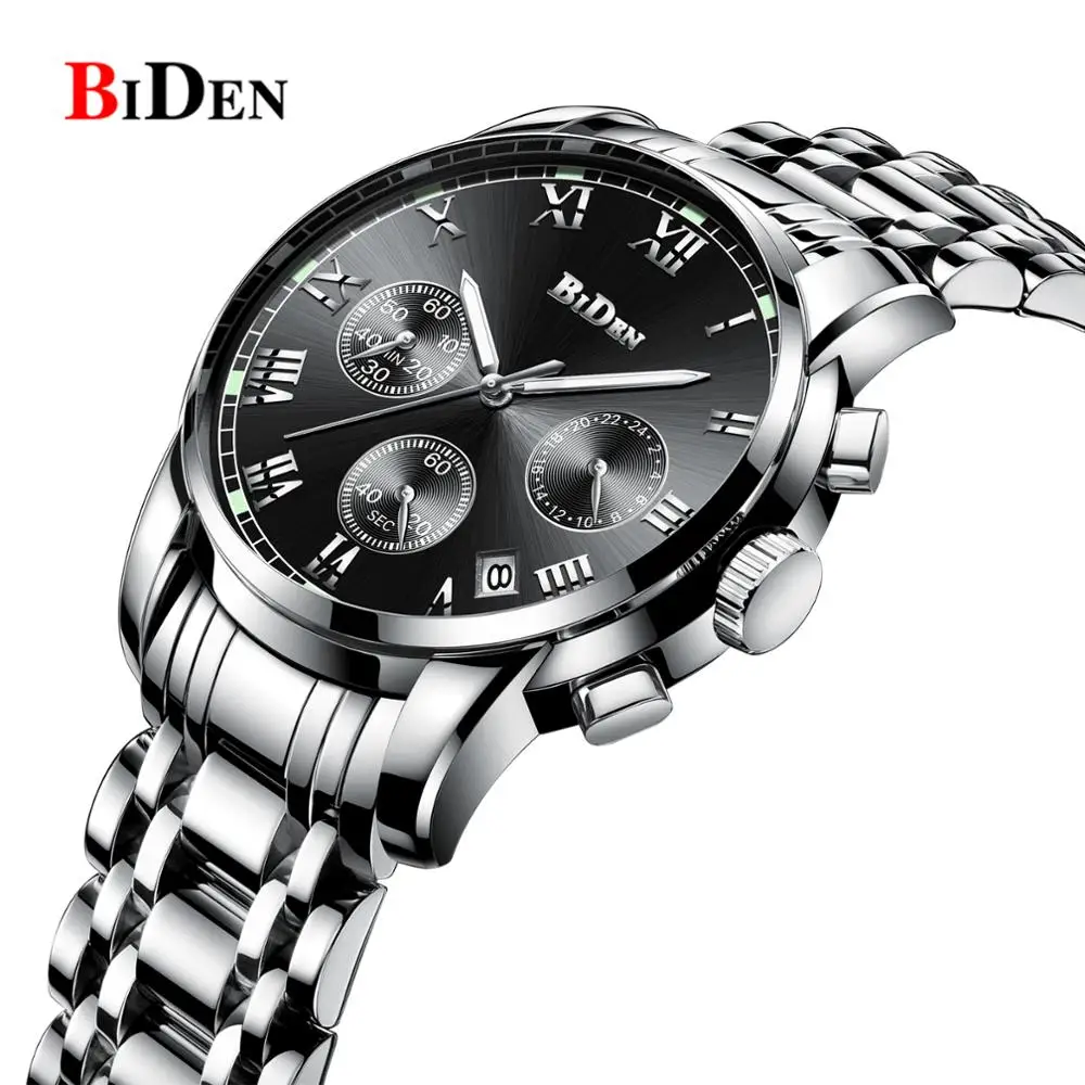 

Brand New Luxury Men's Watch Multifunctional 6 Needle Single Calendar Waterproof Business Quartz Men's Watch Relogio Dire