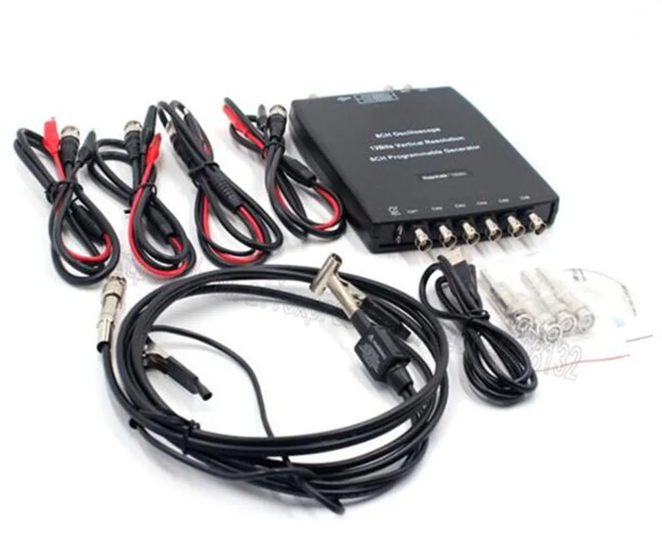 Hantek 1008C USB 8CH осциллограф Программируемый генератор тестирование транспортных