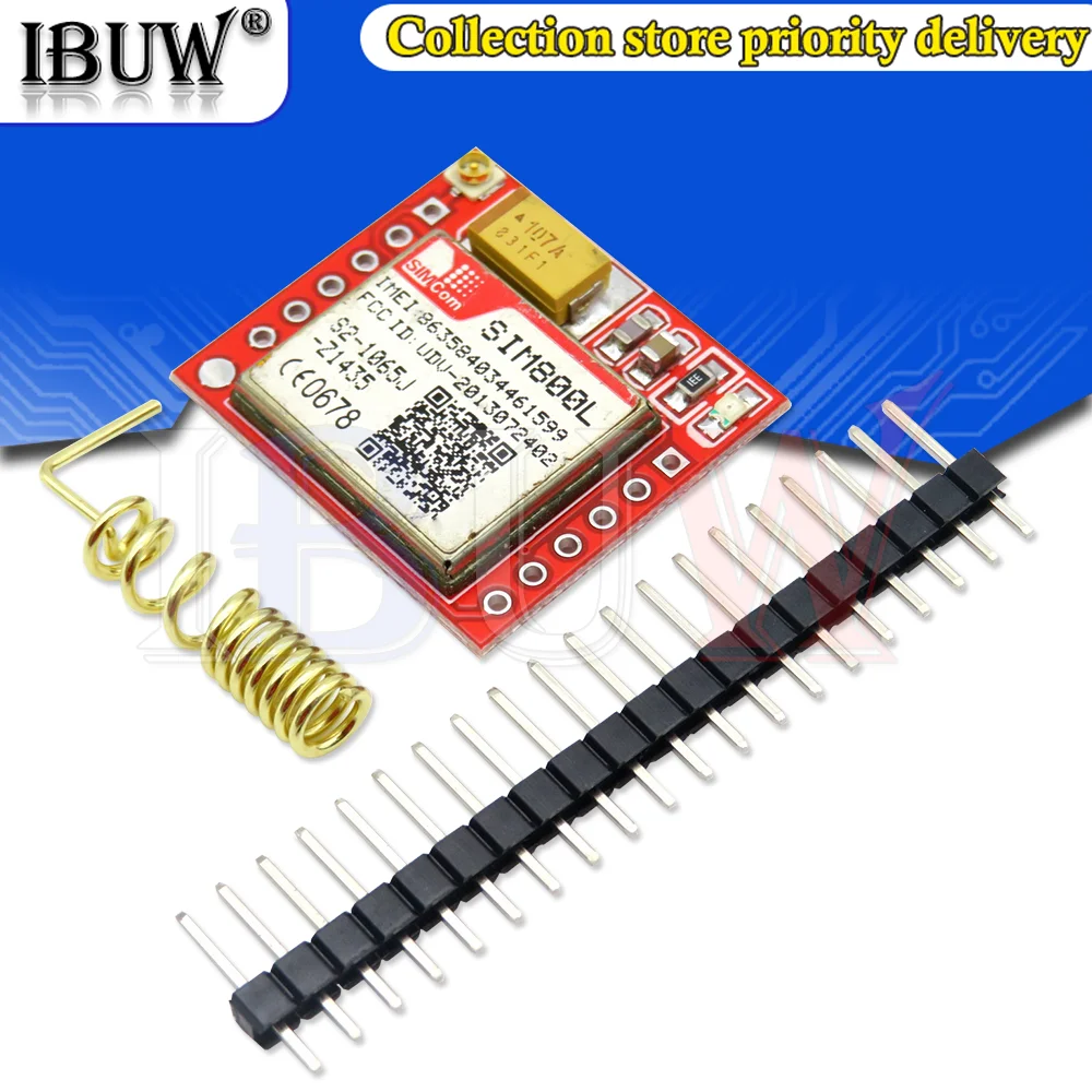 1 шт. SIM800L GPRS GSM модуль ядро четырехдиапазонный TTL последовательный порт IPX