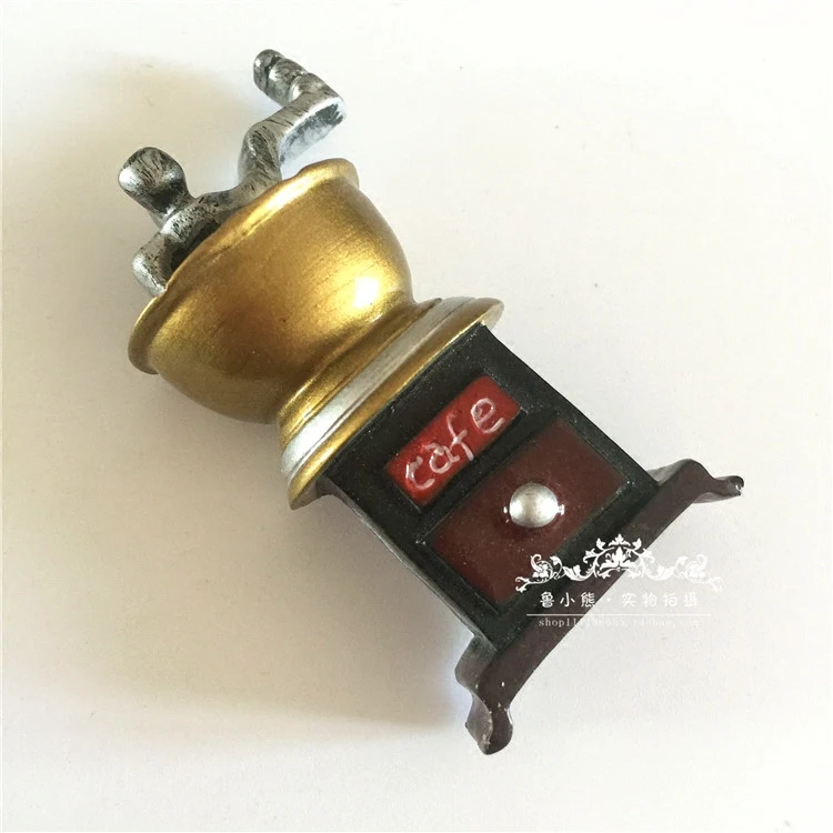 Имитация креативной ручной росписи каучуковой кофемашины сковороды 3D магниты на