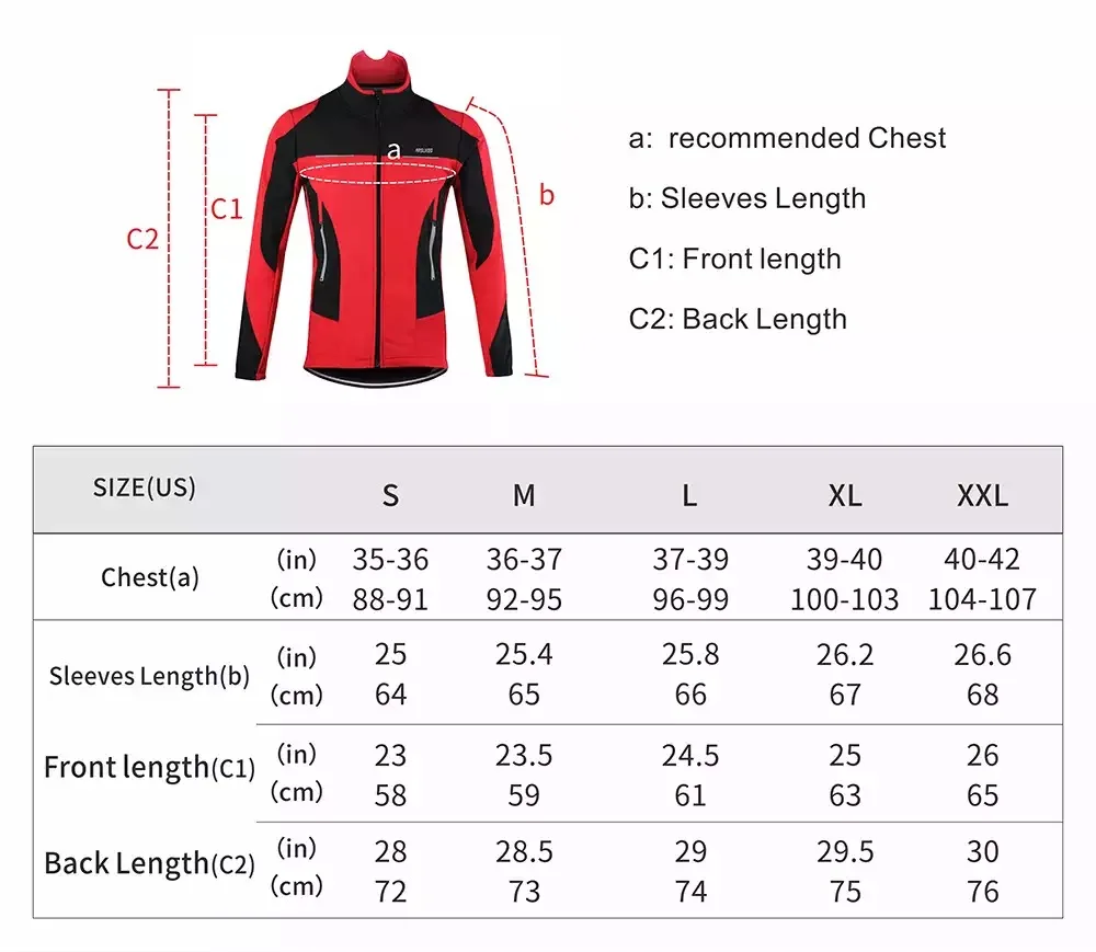 

Men's Sports Jacket Winter Cycling Clothing Bicycle man Bike Waterproof Windbreak Reflective Uniform Men Windshield Outerwear