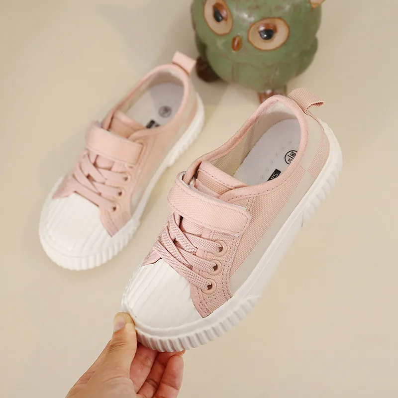 Кроссовки Детские с низким верхом дышащие холщовые повседневная спортивная
