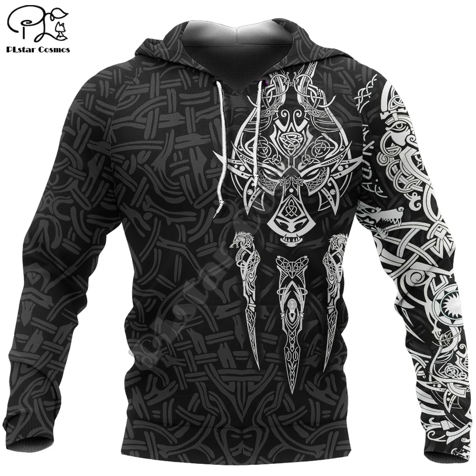 

PLstar Cosmos 3DPrint Newfashion Viking Art Tattoo Icelan Totem Harajuku Streetwear Funny Unisex Men/Women Amazing Hoodies/Zip15