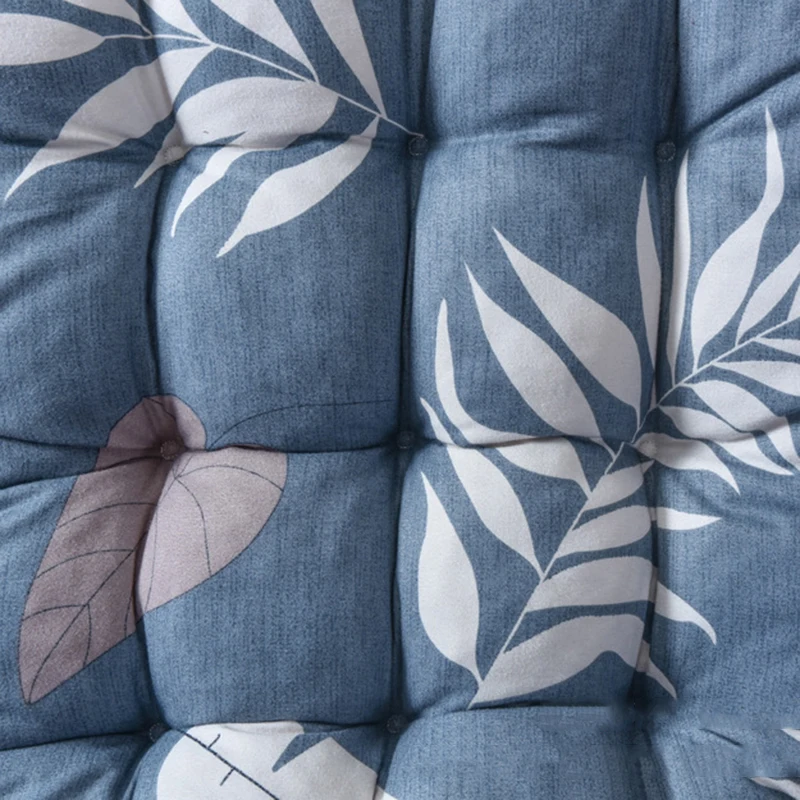 

Lounger Cushion Pad Replacement with Fixation Strap Large Printed Rocking Chair Bench Pad for Patio Garden 170*50*8CM 66CY