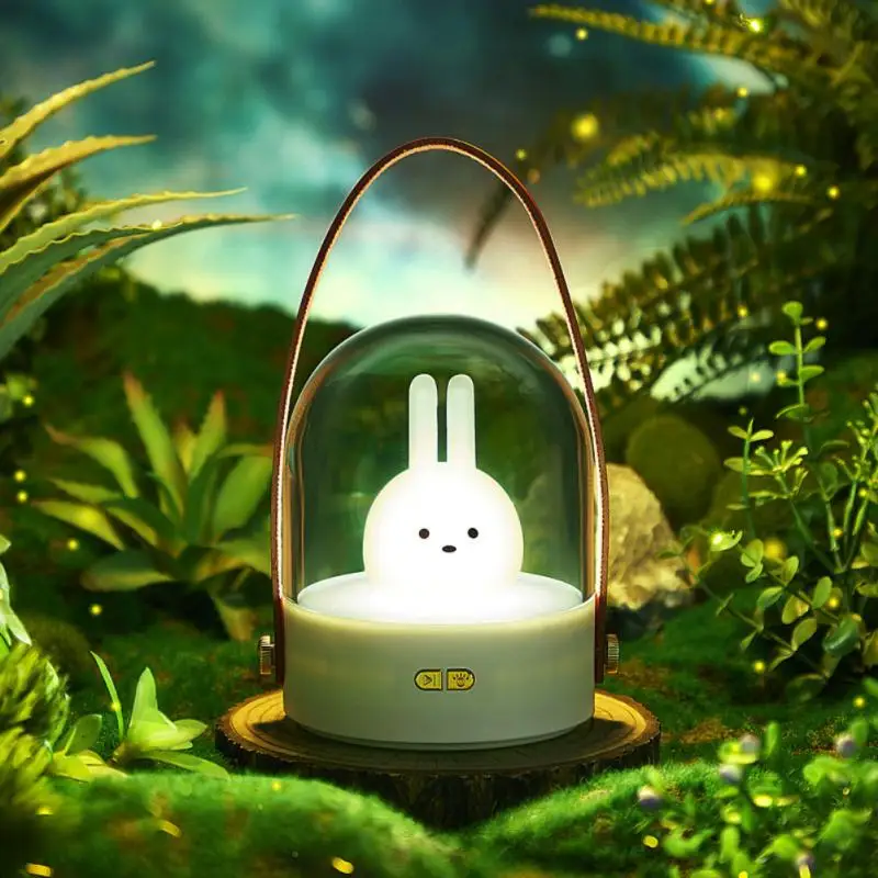 

Cute Animal Music Portable Night Ligh LED Night Lights Soft Silicone LED Lamp Lantern Gift Decorative Lamp For Children