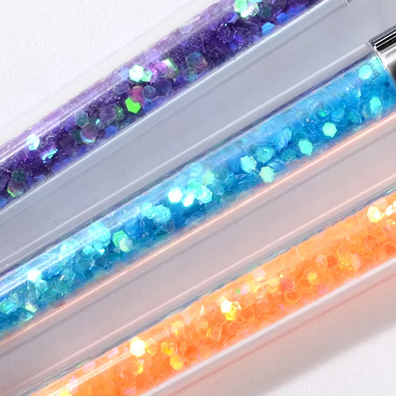 3 шт. искусство ногтей живопись из линий набор кистей для маникюра УФ-гель блестки