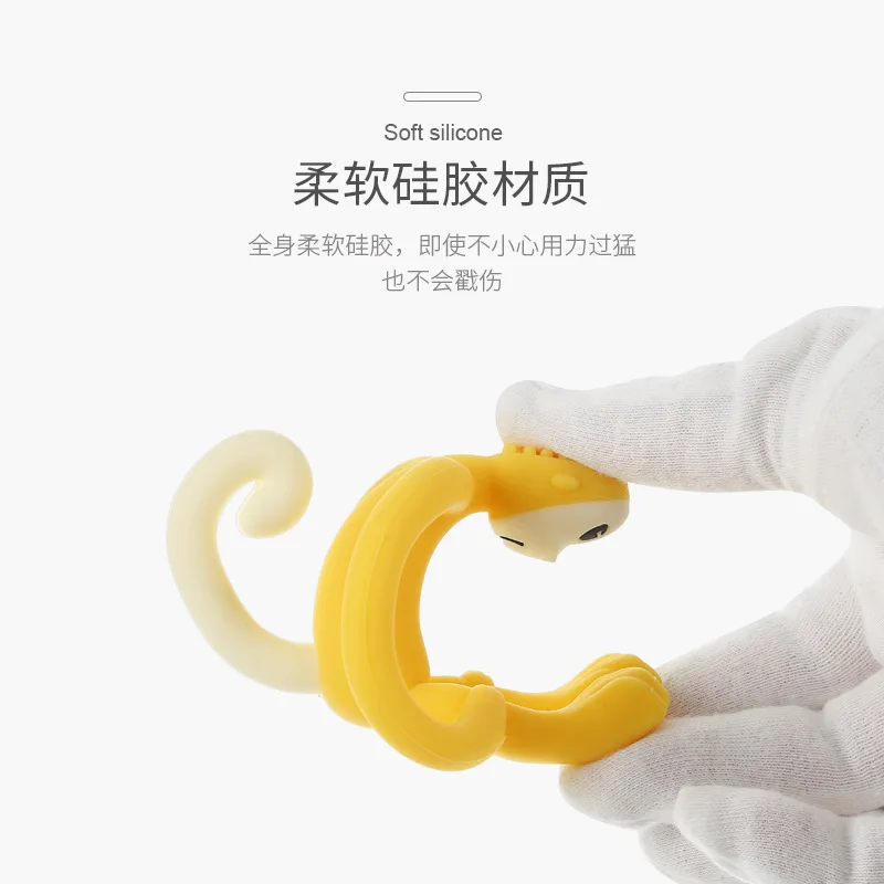 Обезьяны обезьяны обезболивающие детские зубы безопасный Прорезыватель зубов