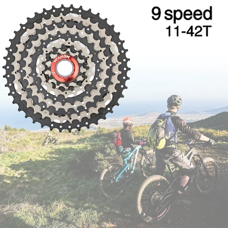 VIARON MTB кассеты 9 скоростей 11 42T Велосипед маховик ротио с переменной скоростью