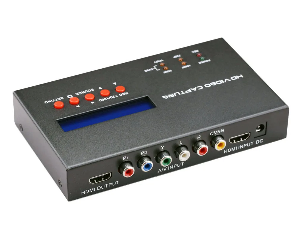 Оригинальный Ezcap 283S HD видео Захват коробка HDMI CVBS AV видеозапись для PS3 PS4 XBOX TV STB