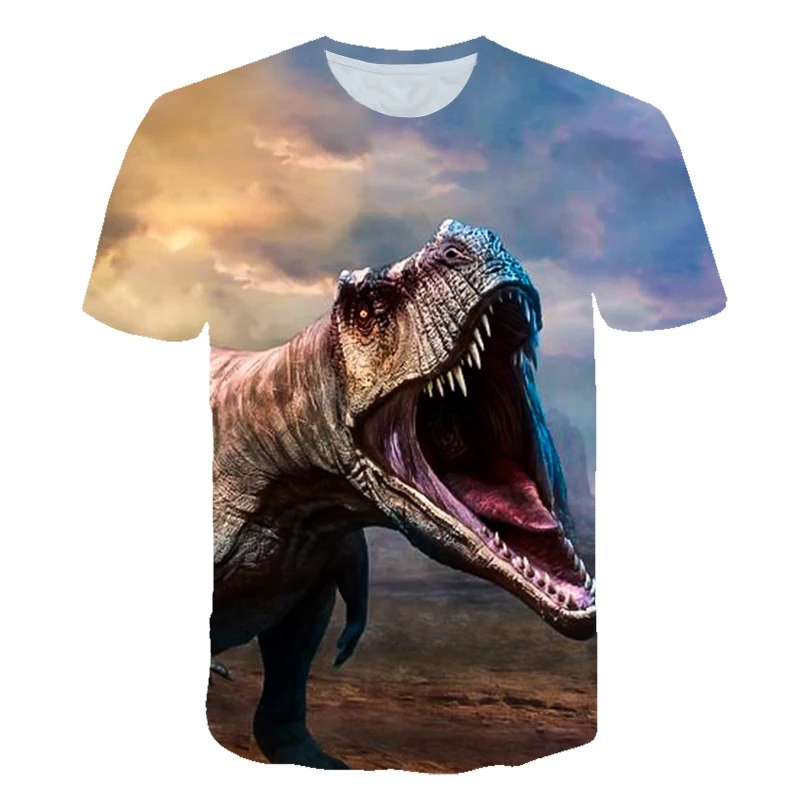 

Summer Brand New Children T-shirt animal dinosaur 3D Boys/girl T-shirt Kids Short Sleeve T-shirts Casual Baby Tops Clothing 6XL