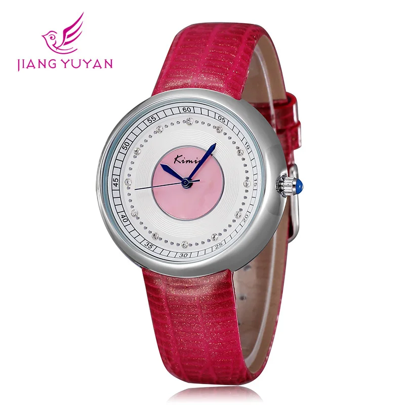 Новинка 2020 роскошные женские часы со стразами модные повседневные с кожаным