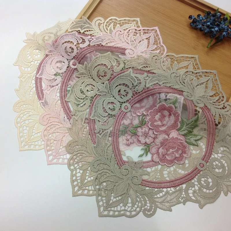 Коврик для вазы сидит настольный флаг коврики декоративные подушки круглые