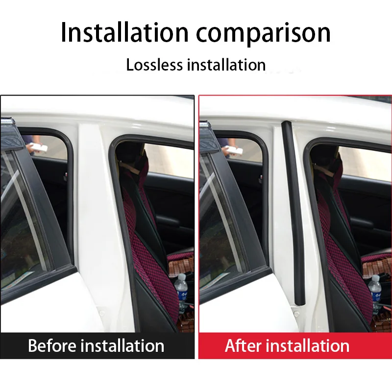 2 шт. двери автомобиля резиновые этиленового пропилен каучука прокладки B столб