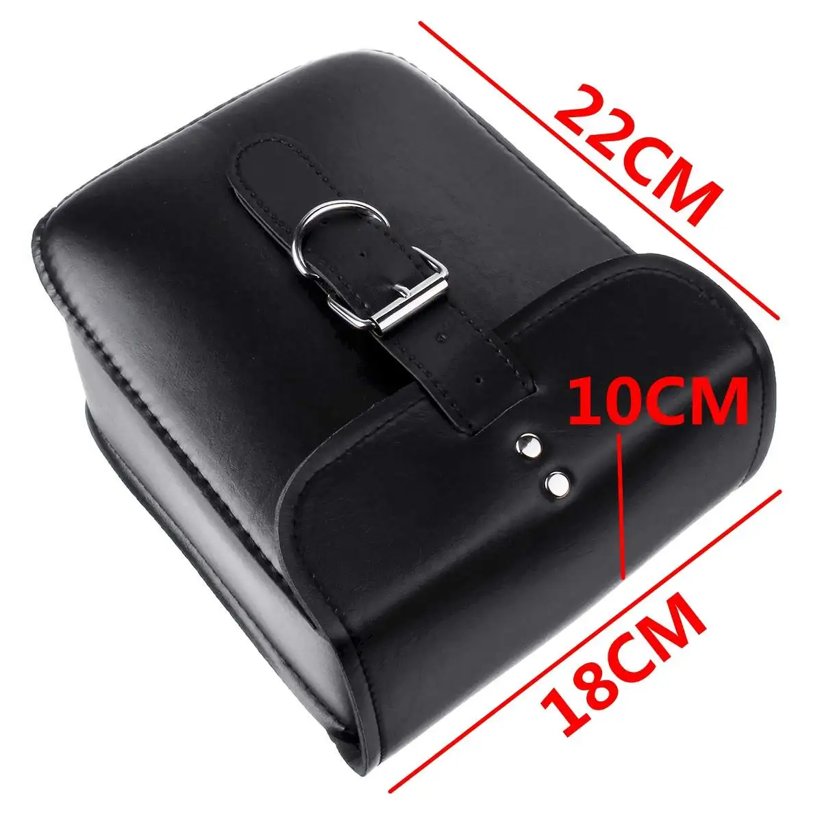 

New Universal Black PU Leather Motorbike Motorcycle Waterproof Travel Tool Bags Luggage Saddlebags for Honda/Kawasaki/Suzuki