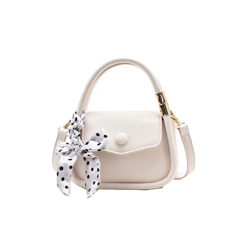 

New Arrival Fashion Womens Handbags 2021 New Cute Fresh Simple Design Small Cage Bag Trend Silk Scarf Portable Shoulder Purses