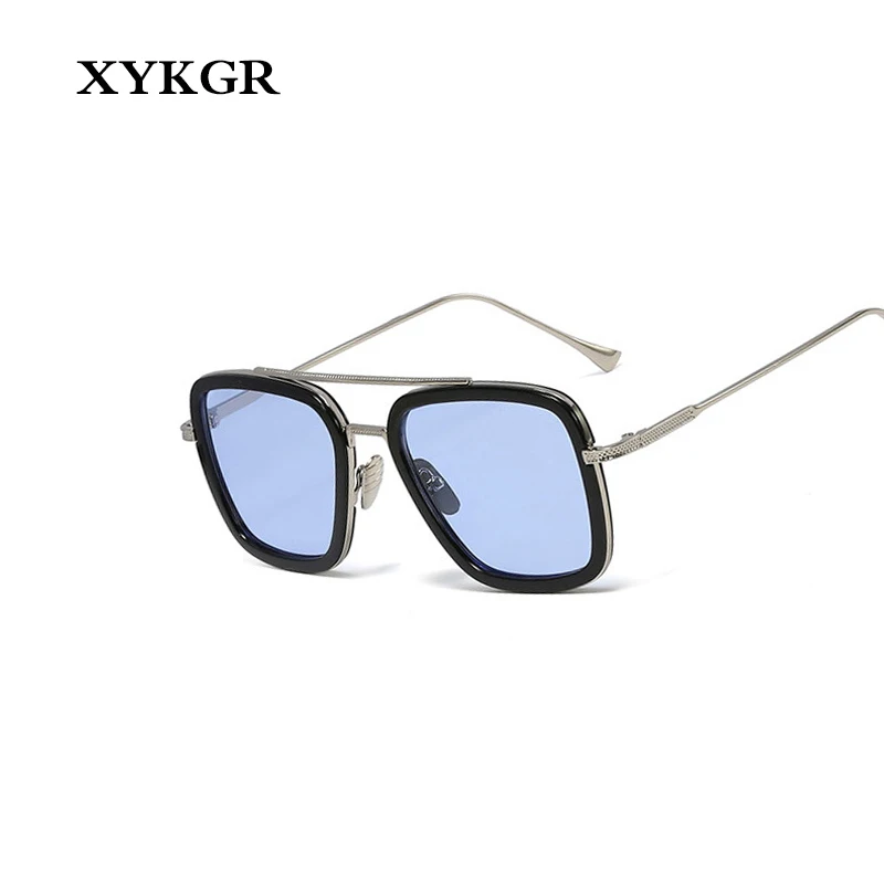 XYKGR2019 модная коробка солнцезащитные очки женские брендовые дизайнерские черные