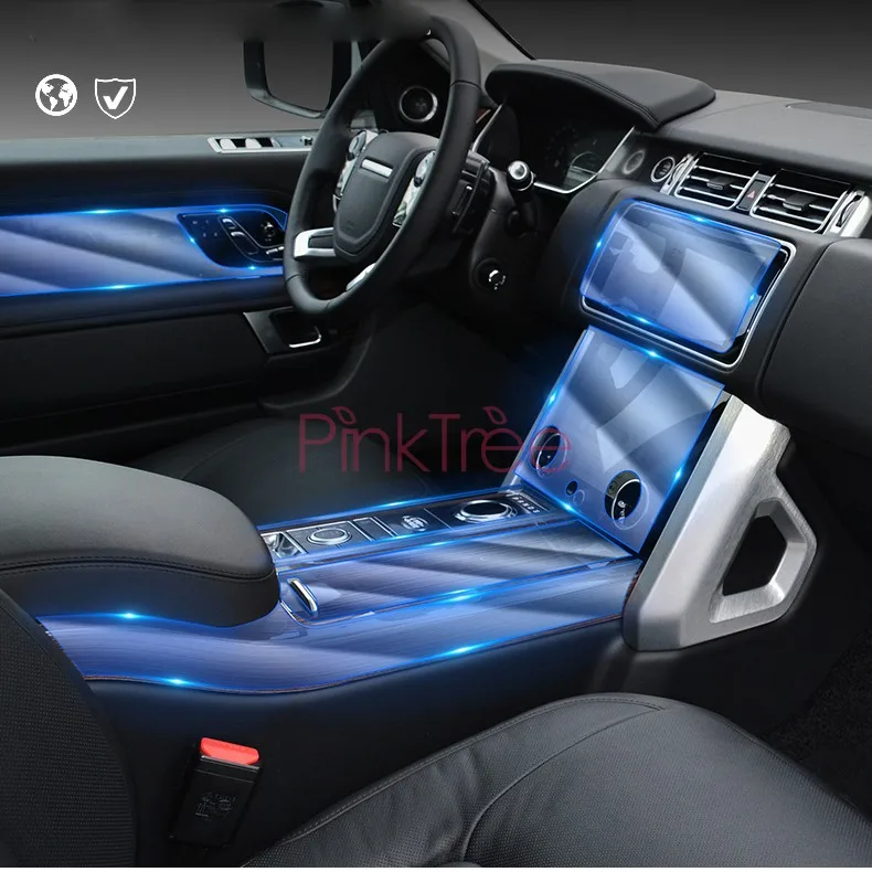 Пленка для приборной панели Range Rover Sport 2013-2020 2019 2018 GPS Gear прозрачная защитная пленка