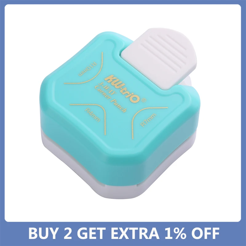 3 в 1 Мини угловой триммер Угловой Инструмент ударный Дырокол R4/R7/R10 мм Круглый для