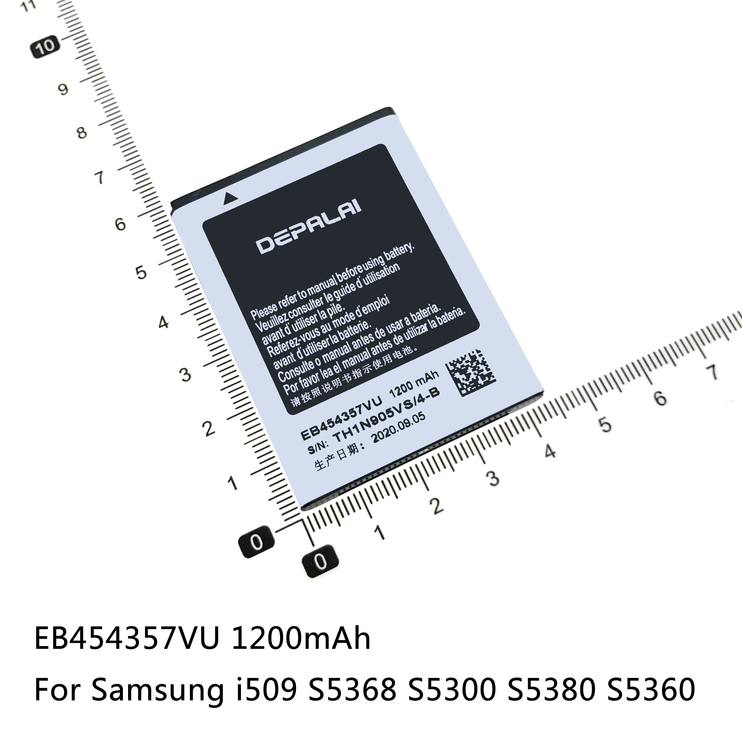 Аккумулятор EB424255VU EB454357VU EB425161L для Samsung GALAXY S3850 T359 T669 S3970 i509 S5380 S5360 S7562i S7572 i699 i739