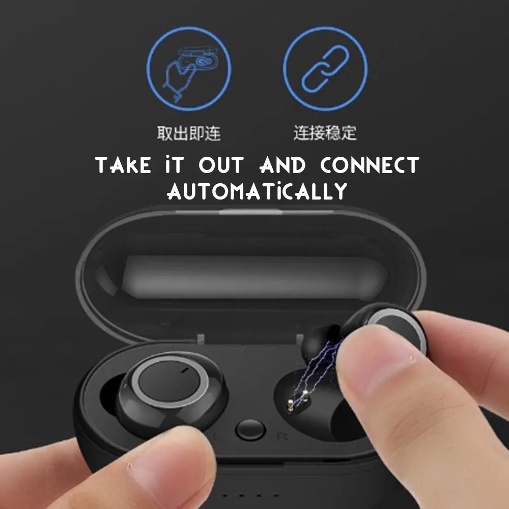 

Ms TWS Wireless Hifi Fintess Headphone Headset Earbuds Stereo Bass Noise Reduction Touch In-Ear Hand-Free Yoga Earphone