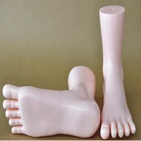 wholesale 2colour 1823 glossy female leg mannequins for foot women for movement shoe sock display 2pclot feetm00542