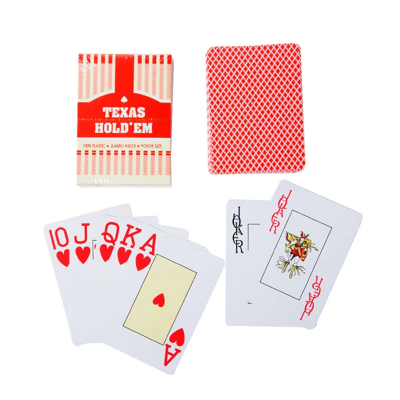 Высококачественные пластиковая покерная карта игры водонепроницаемые и тусклые