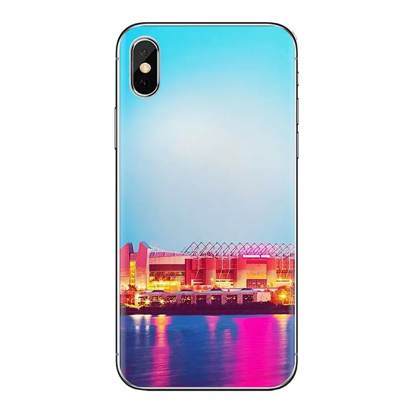 Манчестерский старый стадион Trafford для Xiaomi Redmi 4 3 3S Pro mi 4i 4C 5 5s Max Note 2 силиконовый