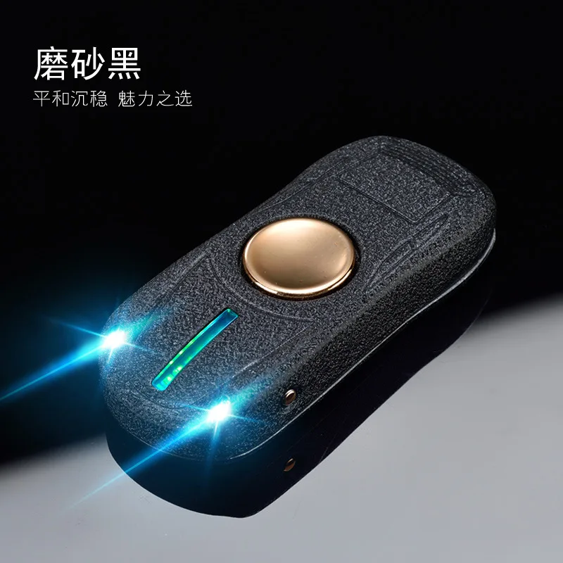 6 Креативный автомобильный Спиннер USB зарядка Зажигалка персональный металлический мужской подарок Электронная usb-зажигалка для сигарет Крутые гаджеты - Цвет: 6
