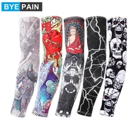 1pair byepain cooling arm sleeves cover uv sun protection armband basketball golf athletic sport running compression sleeve