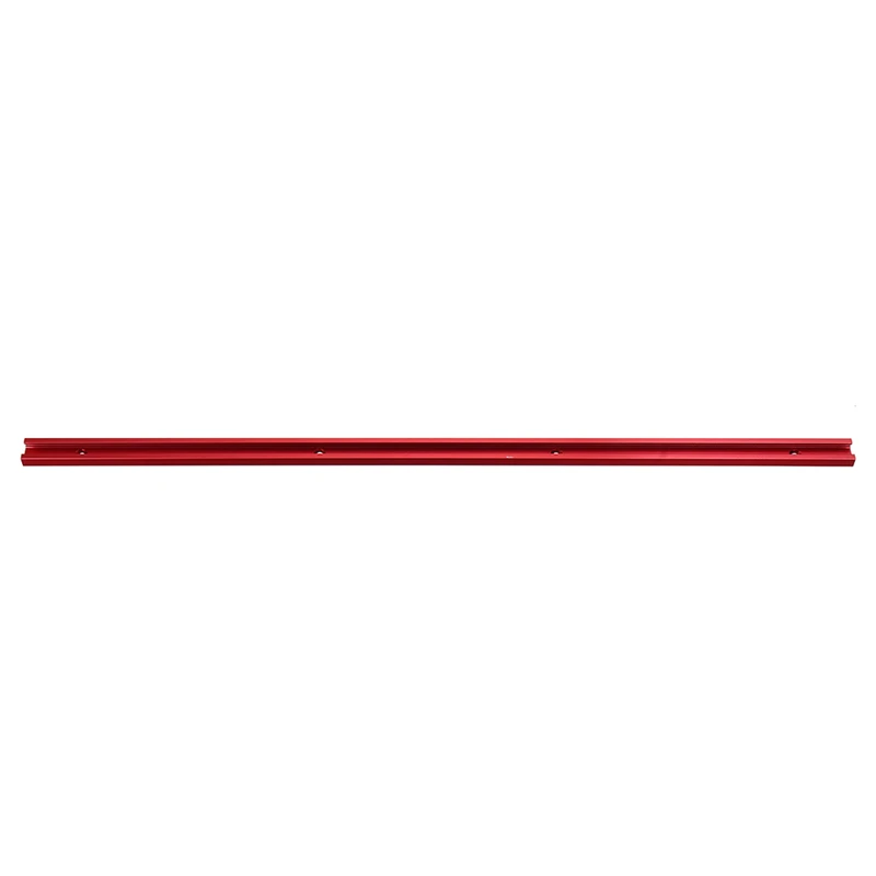 

300-800mm Red Aluminum Alloy T-track T-slot Miter Track Jig T Screw Fixture Slot for Table Saw Router Table Woodworking Tool
