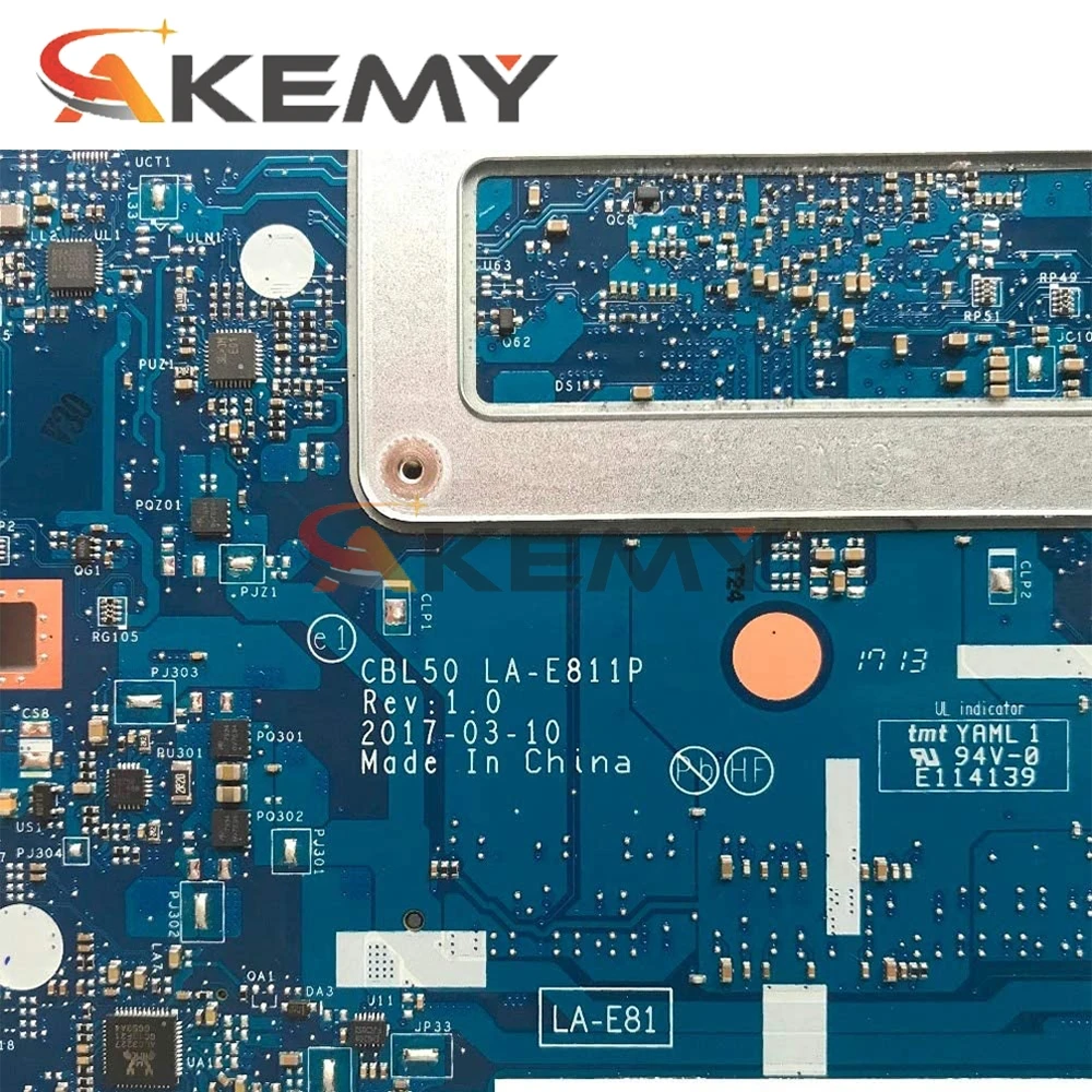 

L19049-001 For Hp 15-Bs Series Laptop Motherboard L19049-601 EPG52 LA-G121P With Celeron N4000 CPU DDR4 MB 100% Tested Fast Ship