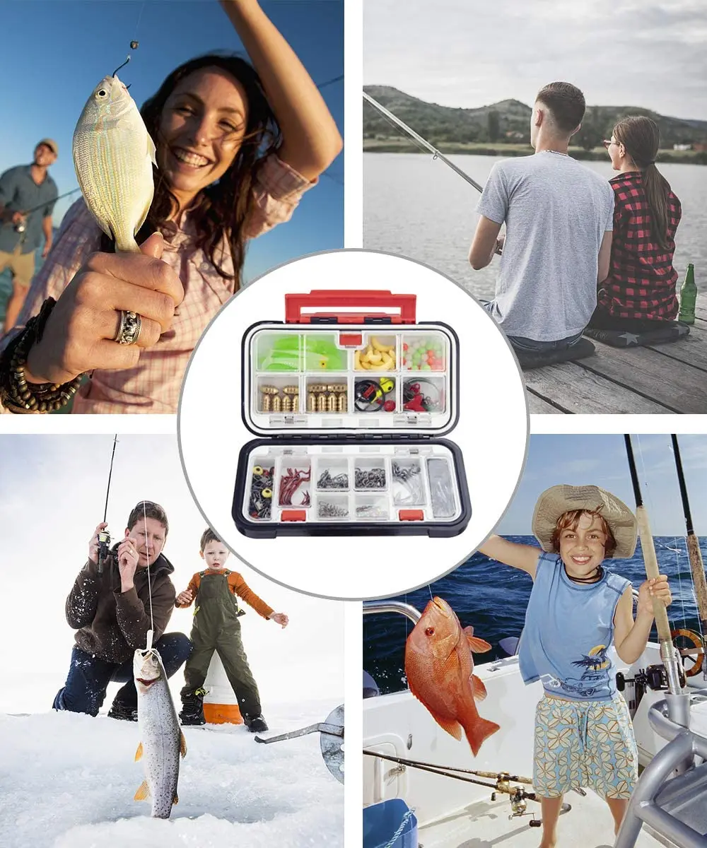 

Fishing Tackle Box Storage Organizer Box