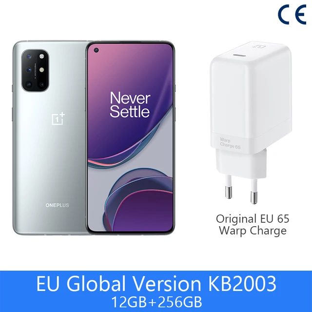 Глобальная версия OnePlus 8T OnePlus Официальный магазин 8 ГБ 128 ГБ Snapdragon 865 5G 120 Гц AMOLED жидкокристаллический экран 48 Мп Quad 65 Вт