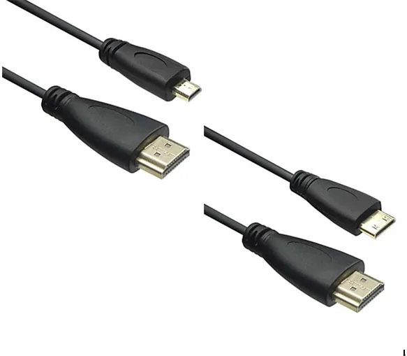 Мини HDMI совместимый кабель Аудио Видео Micro HD 1080p TV Coverter подключение камеры DVD