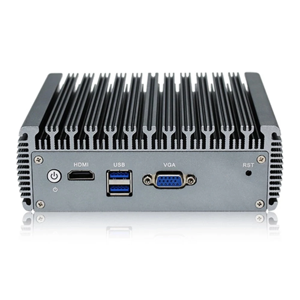 Мини-ПК без вентилятора Intel Celeron J4125 4 ядра i225 2 5 ГГц | Компьютеры и офис