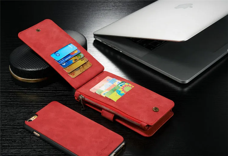 Кожаный чехол CaseMe в стиле ретро для iPhone 12 Mini 11 Pro XS Max XR X кошелек с несколькими