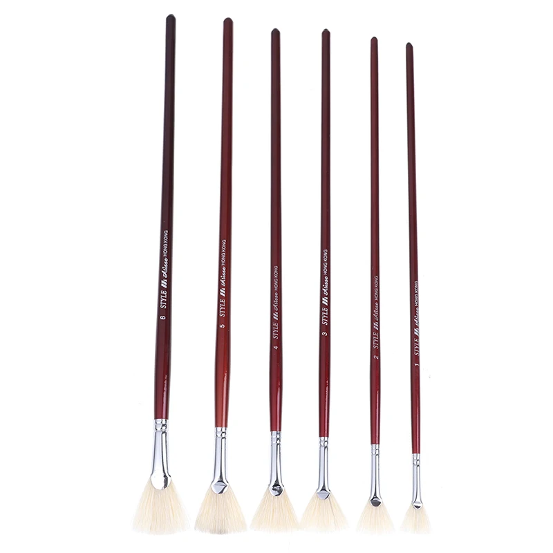 1 шт./6 шт. Красный Держатель для ручек кисть краски разные размеры щетки веера