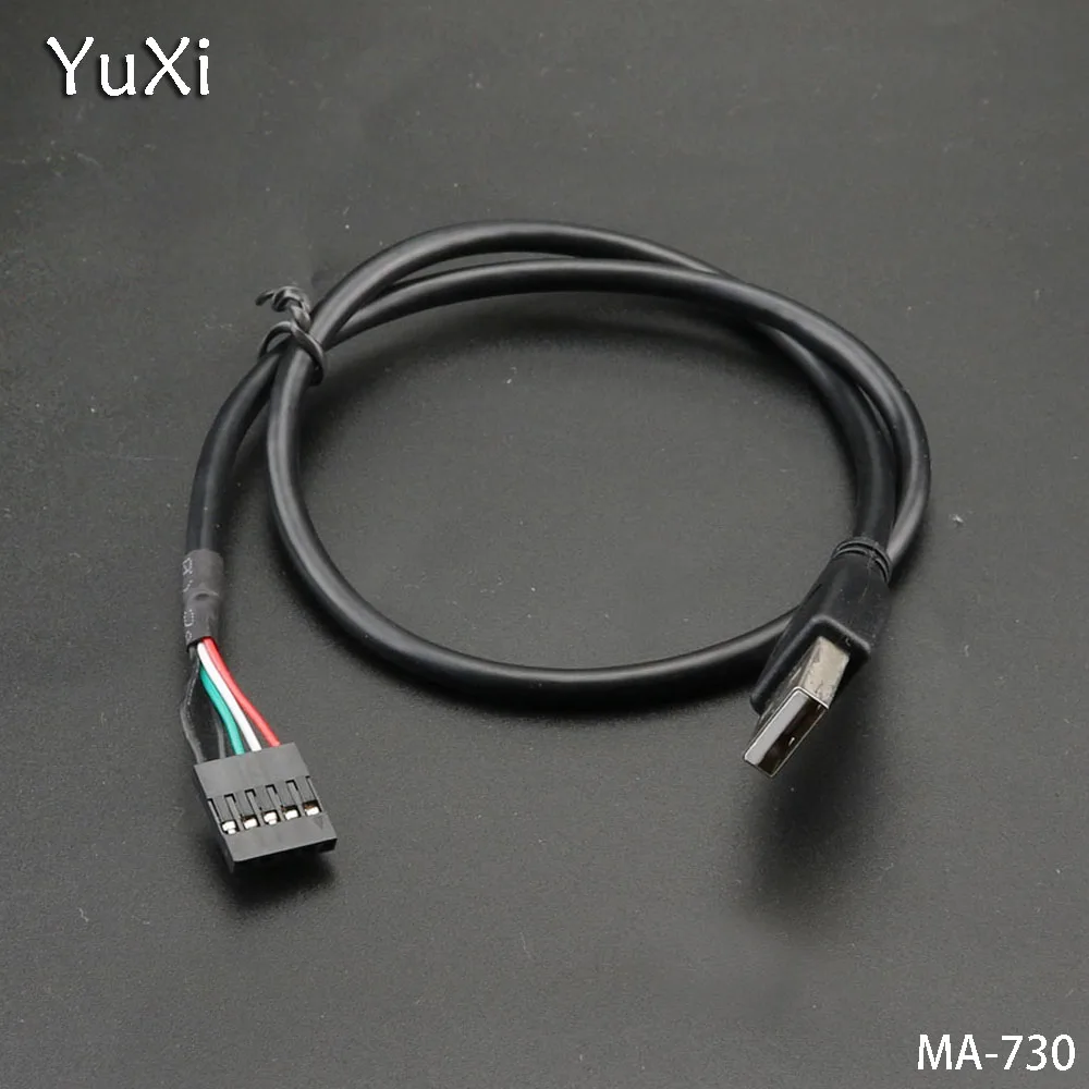 YuXi 1 шт./лот 50 см 5-контактная основная плата DuPont 2 54 к USB-кабелю для передачи данных