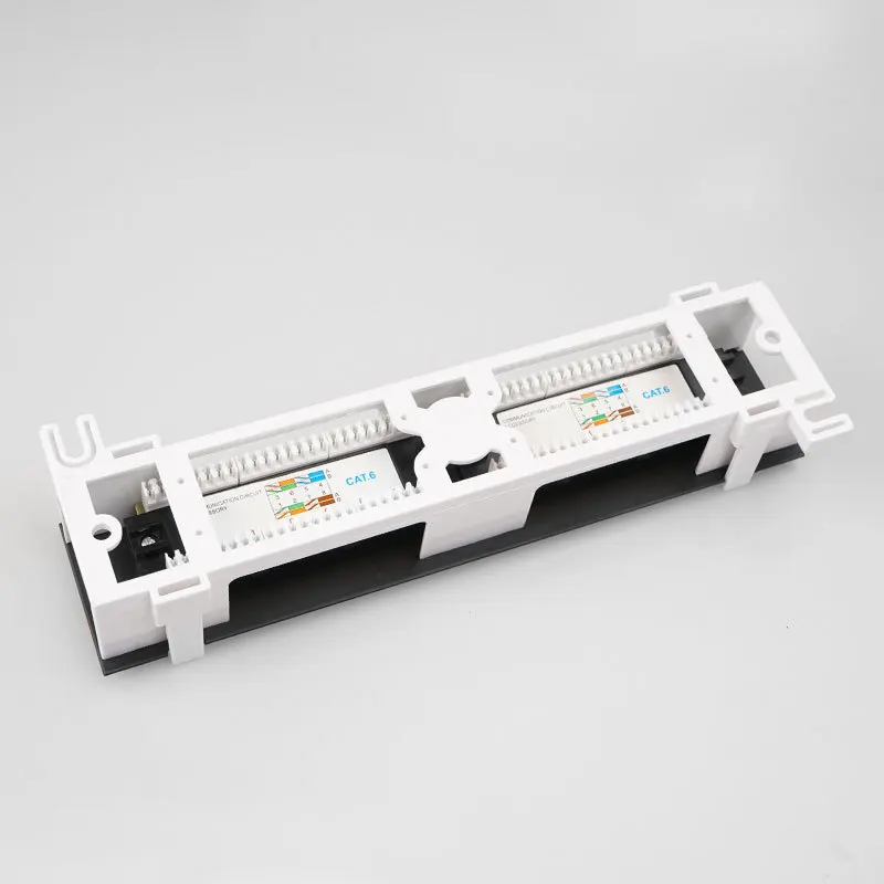 Сетевой набор инструментов 12 портов CAT6 патч панель RJ45 сетевое настенное
