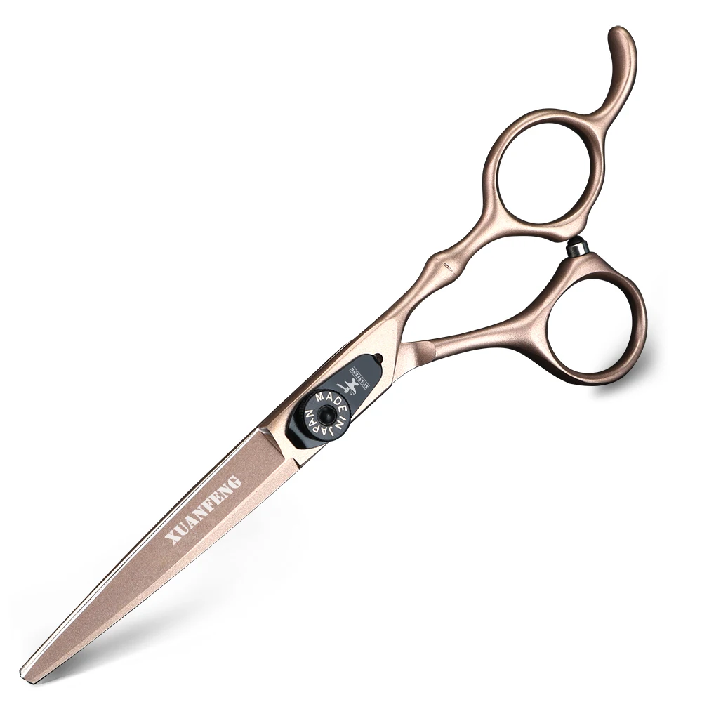 6 дюймов розовое золото профессиональные ножницы для волос Япония 440C резки и