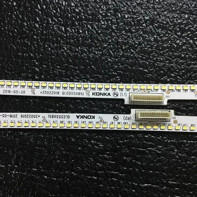 Оригинальная Светодиодная лента Konka Q 55 x81u 35022019 35022018 72001110YT, 2 шт., 55 дюймов, задсветильник ная лента 184LED s 602 мм