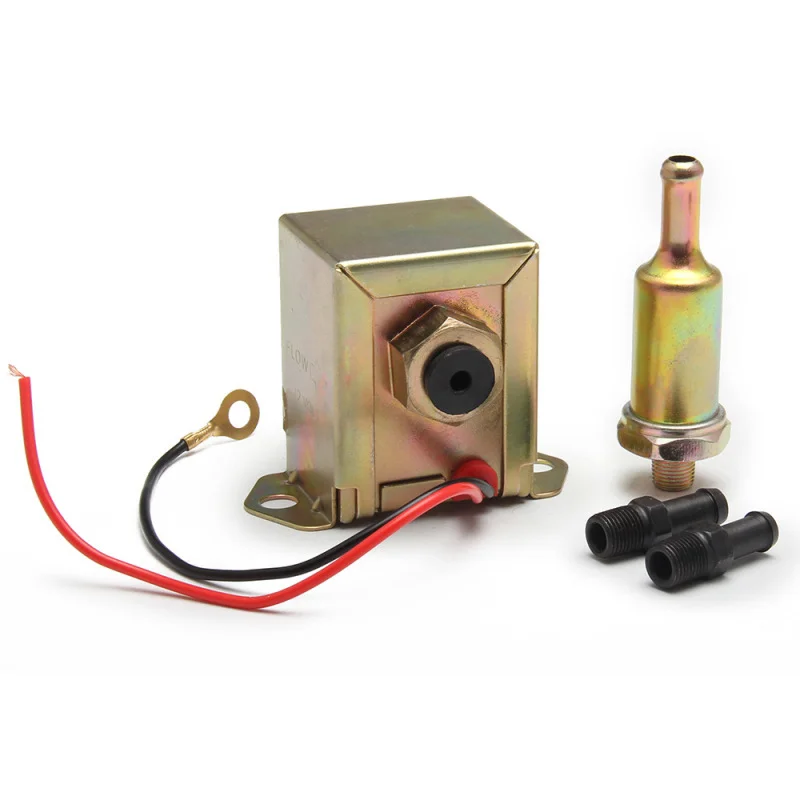 

1Pc Universal Car 12V Electronic fuel pump Low Pressure Gas Diesel pump 40106P Square Shape fuel pump car accessories