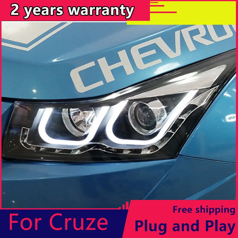 Автомобильный Стайлинг KOWELL для Chevrolet Cruze фары 2009-2014 СВЕТОДИОДНЫЙ DRL Q5 Bi ксеноновые