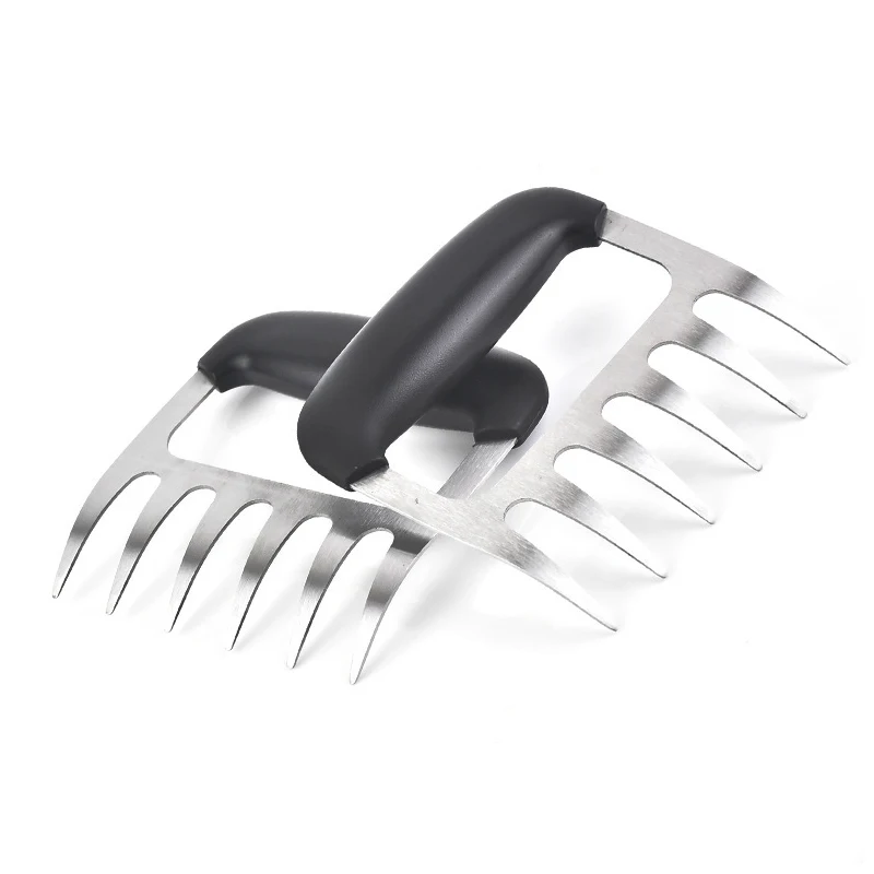 Мясные когти из нержавеющей стали тянул свинины мясо измельчитель барбекю Гриль