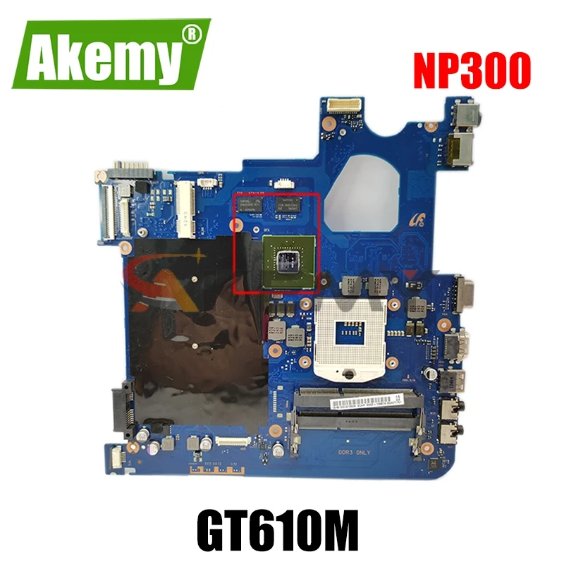 

AKEMY материнская плата для ноутбука Samsung NP300 NP300E NP300E4C HM77 DDR3 GT610M BA92-08200A BA92-08200B Scala3-14CRV основная плата