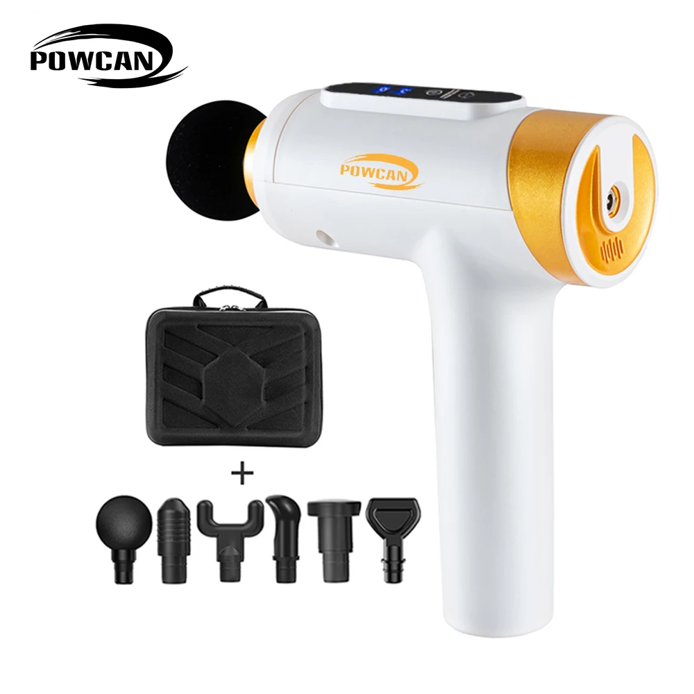 

OSISIYO 07 Massages Gun Fascia Gun Neck Massager Vibration Fitness Equipment Noise Reduction Design Electric Relax Muscle